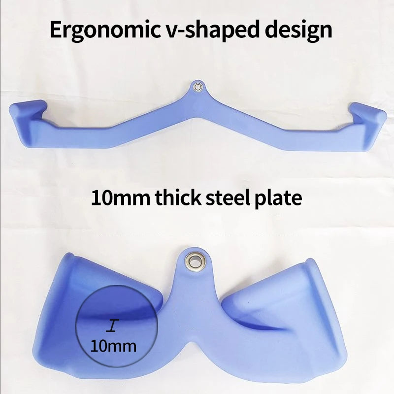 Fitness Lat Pull Down Bar Home Gym T-bar V-bar Bicep Tricep Training Rowing Machine Handle Muscle Trainer Lady Fitness Handle