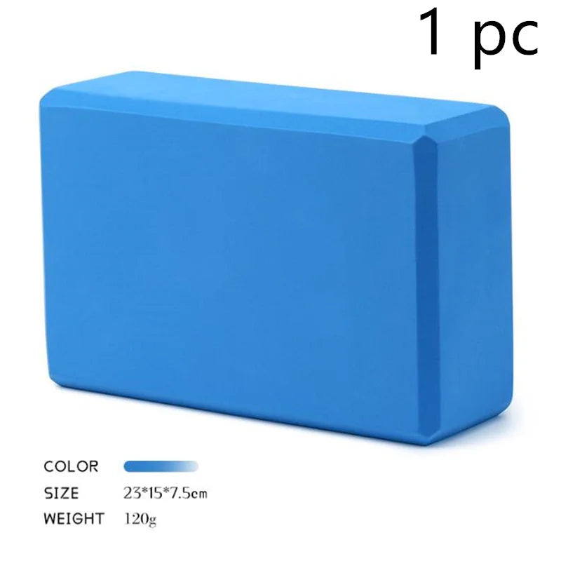 Yoga Blocks Gym Foam Brick Pilates Training Exercise Fitness Bolster Pillow Cushion Stretching Body Shaping Building Cubes