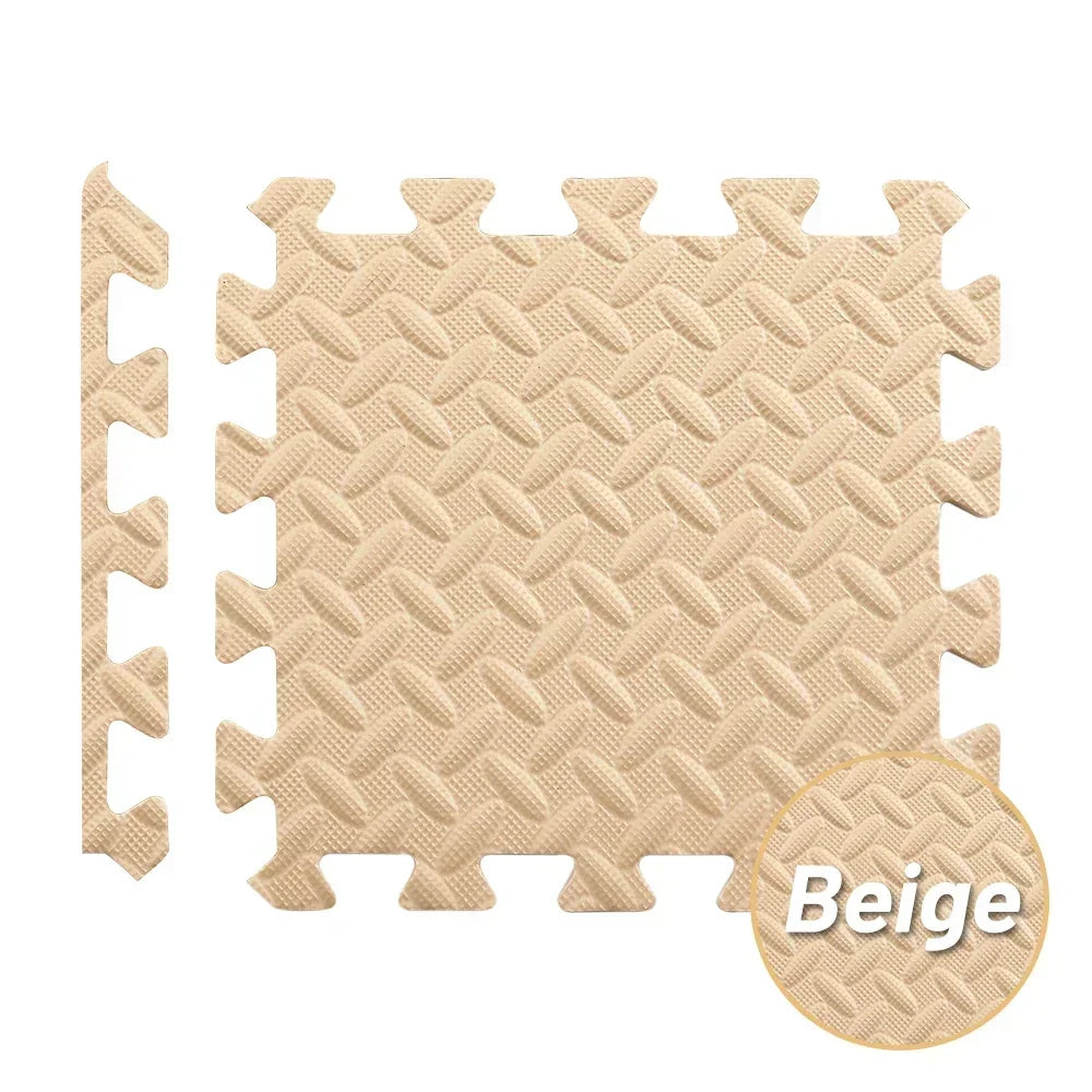 Gym Floor Mats High-Density EVA Interlocking Foam Floor Tiles Puzzle Exercise Mat for Home Gym Workout Equipment Weightlifting