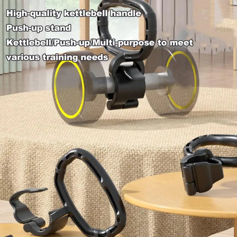 Dumbbell To Kettlebell Converter Portable Workout Attachment Converts Your Dumbbells Into Kettlebells Adjustable Weight Grip