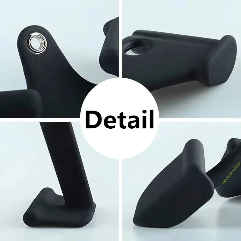 Fitness Lat Pull Down Bar Home Gym T-bar V-bar Bicep Tricep Training Rowing Machine Handle Muscle Trainer Lady Fitness Handle