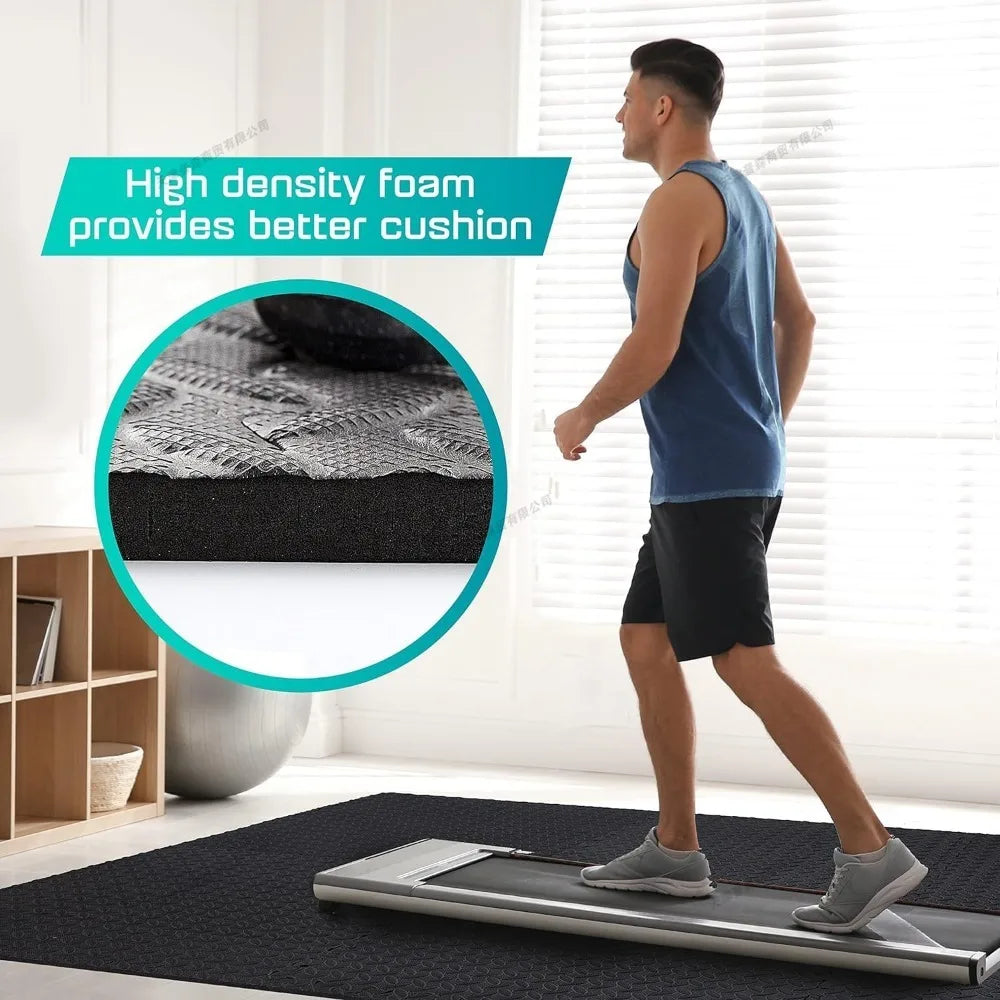 Gym Floor Mats High-Density EVA Interlocking Foam Floor Tiles Puzzle Exercise Mat for Home Gym Workout Equipment Weightlifting