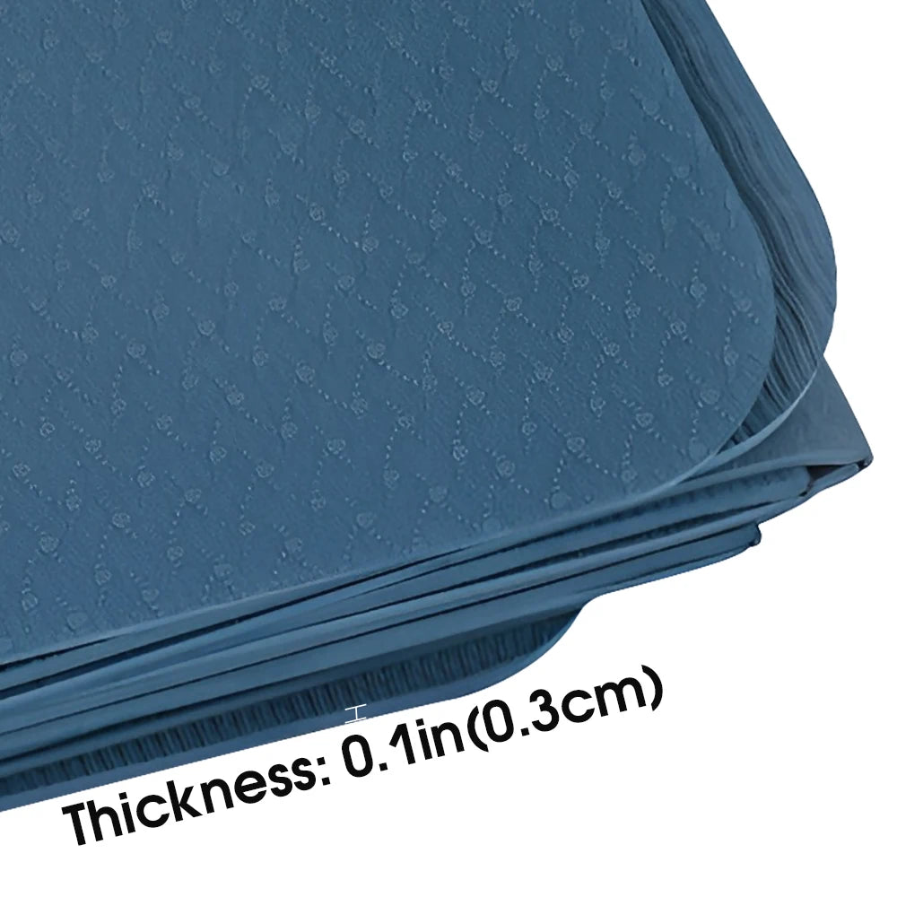 TPE Yoga Mats Yoga Meditation Pad Anti-Slip Foldable Pilates Gymnastics Mat Soft Shock-absorbing Easy Clean Sports Equipment