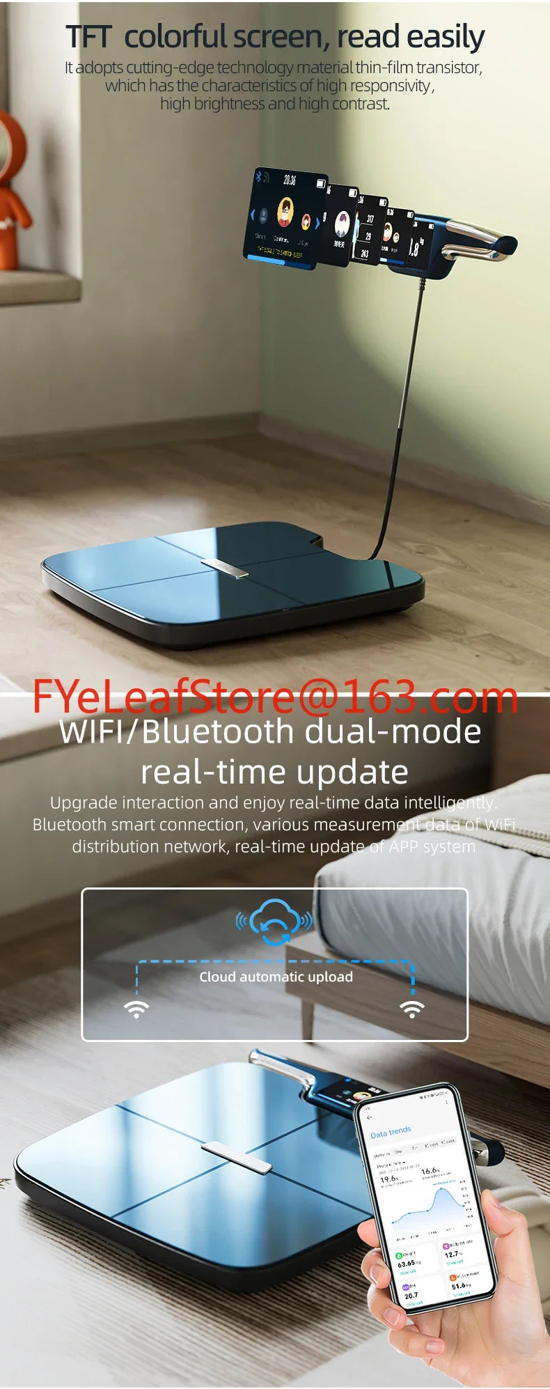 custom wifi bmi scale bathroom bluetooth 8 electrodes scale electronic smart body weight scale digital weighing