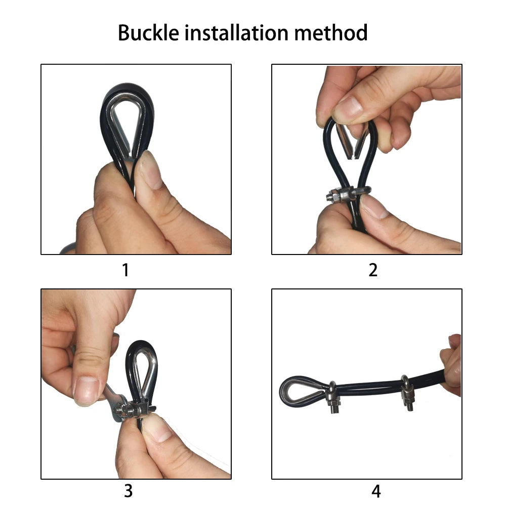 Fitness Pulley Cable Machine System DIY Gym Attachment Adjustable 2.5m Cable Workout Arm Biceps Triceps Hand Training Equipment